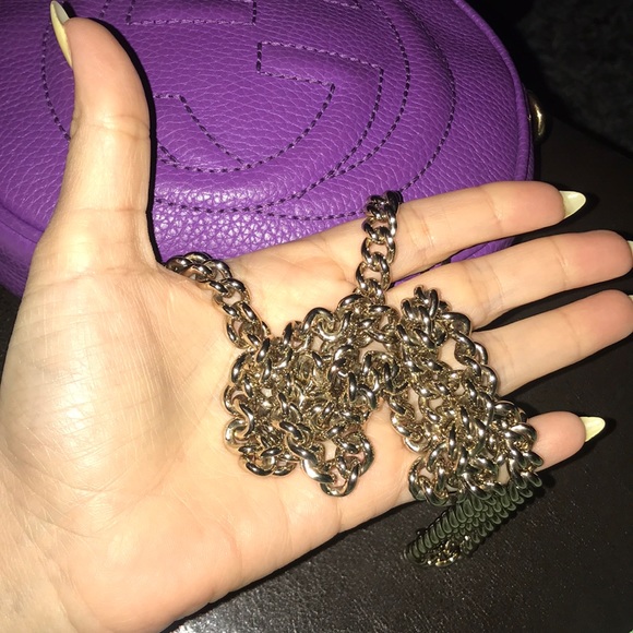 SOLD !!! Gucci soho leather mini chaing bag - Picture 6 of 8